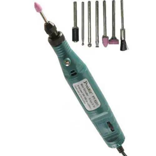 Pt-5201A - Dremel Mini Grinder With Bits 12Pc/Set Assorted 1