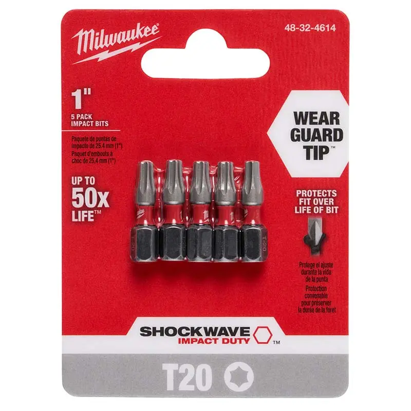 48-32-4614 - Torx Bit T20x1in  (5 Pcs/Pkg) 1
