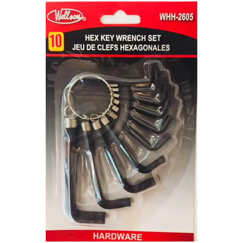 Whh-2605 - Hex Key Set Sae 10Pcs/Set 1