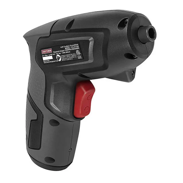941770 - Screwdriver Cordless Rechargeabl 4V 1.5Ah W/Philips Slot Bits 1