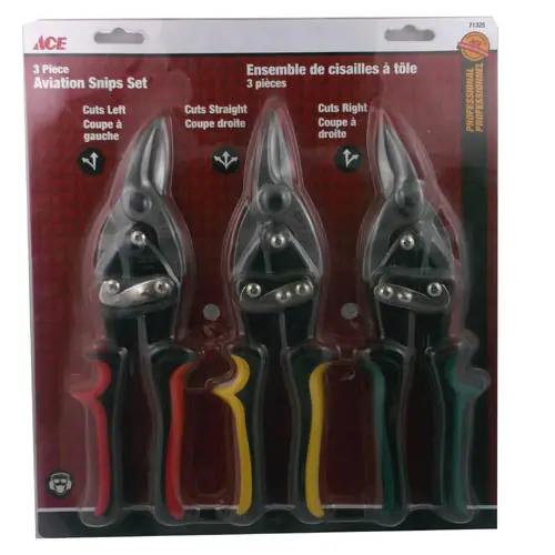 71325 - Cutter Aviation Snip 3Pc/Set Chrome Vanadium Steel 1