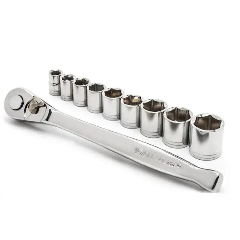 Csws38sae10 - Socket Wrench Set 3/8In Drive Tools 10Pcs/Set 1
