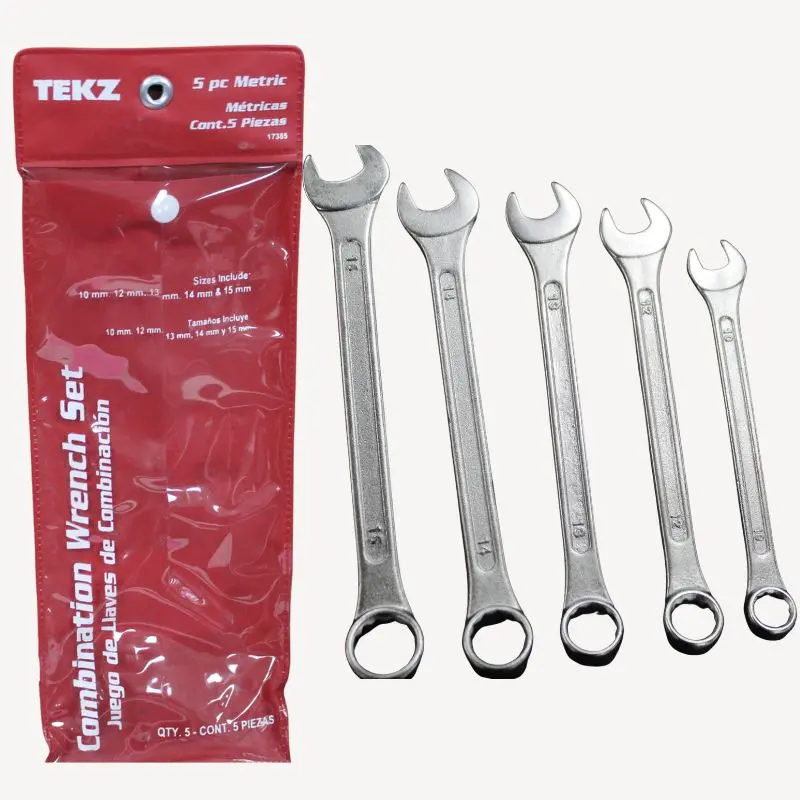 17385 - Wrench Combination Metric 5Pcs/Set 10Mm-15Mm Sized 1