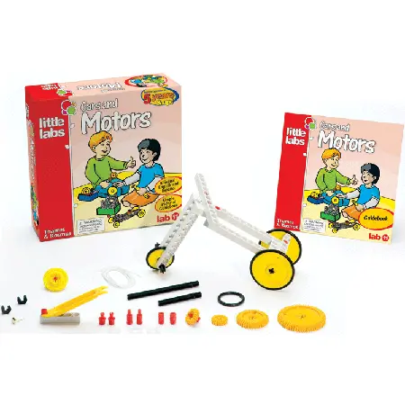Thk606213 - Little Labs:Cars And Motors Experiment With Wheels And Gears 1