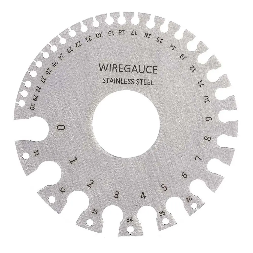 Tjb-301A - Wire Gauge 36Awg To 0Awg Measuring Tool Stainless Steel 1