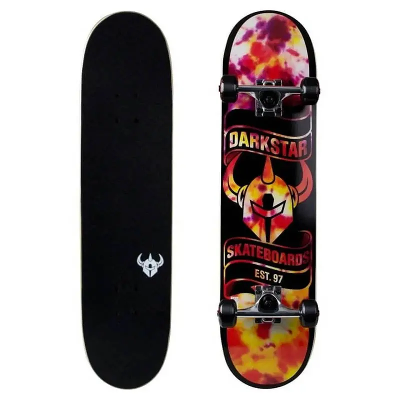 Ds-40 - Skateboard Double Kicktail Dragon Scroll 31In 1