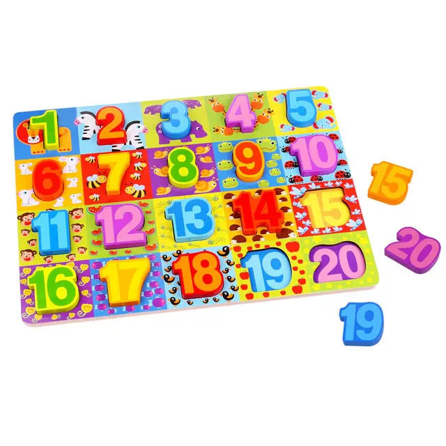 Tkg006 - Number Puzzle 21Pcs/Box 1