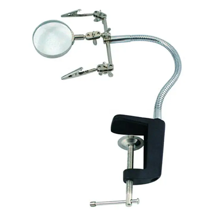 Vthh5 - Helping Hand W/Magnifier - Clamp 1