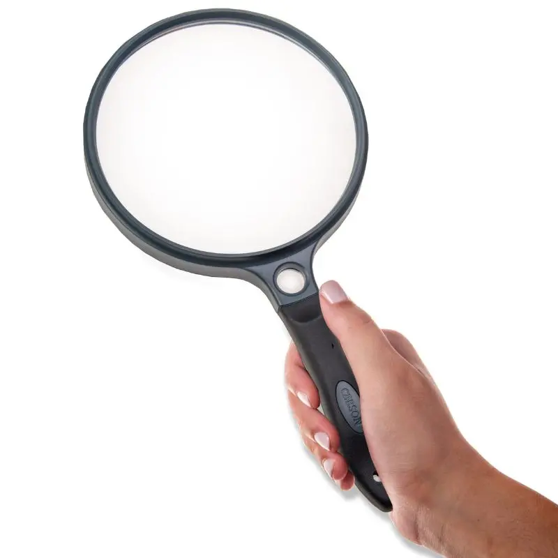 Sg-14 - Magnifier Handheld 2X And 11.5X Spot Lens With Soft Grip And Case 2