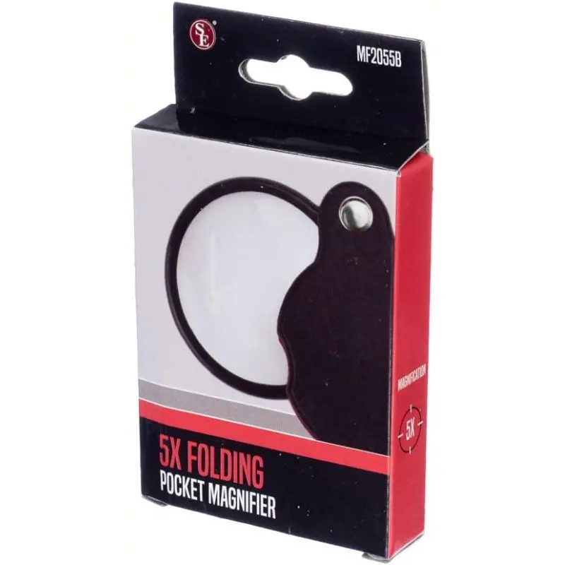 Mf2055b - Magnifier Pocket 5X Folding W/Pouch 2