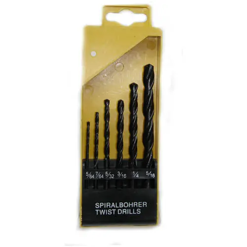 Kw 7517 - Drill Bit Metal Assorted 6Pc/Set Spiral Bohrer Twist Drills 1