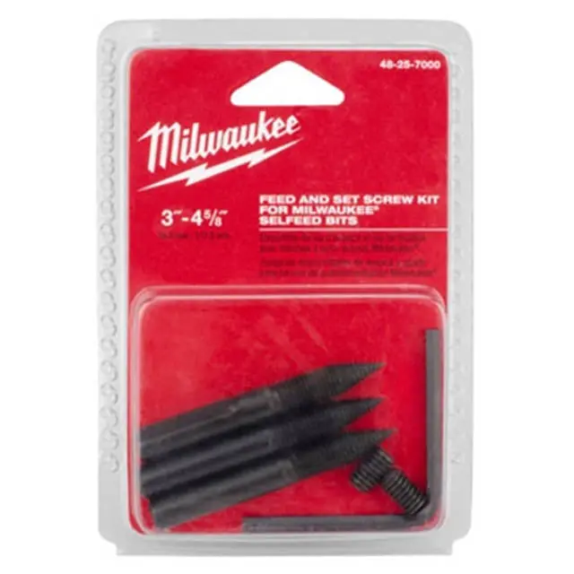 48-25-7000 - Feed And Set Screw Kit 3In To 4-5/8In For Selfeed Bits 1