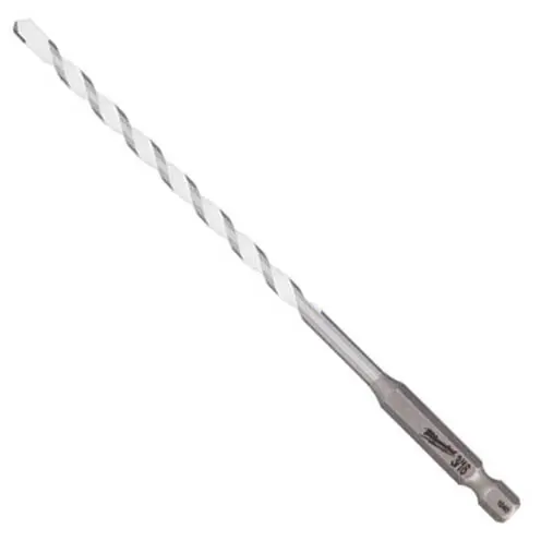 48-20-8884 - Drill Bit Shockwave 3/16In 1/4In Drive Carbide Brick Metal Wood 1