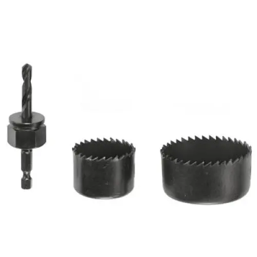 8787 - Hole Saw Set Metal 2 Hole Saws With 1 Arbor (2 1/4' And 1 1/4') (3 Pcs/Pkg) 1