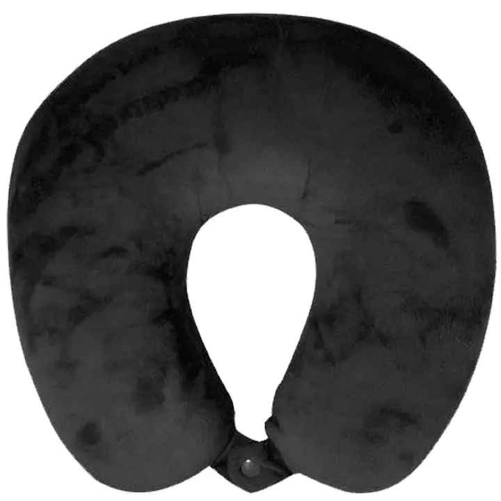 Tr1060bk - Travel Pillow Memory Foam Black 1