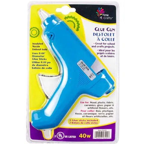 16101 - Glue Gun With 2 Glue Sticks 0.44In 40Watts 1