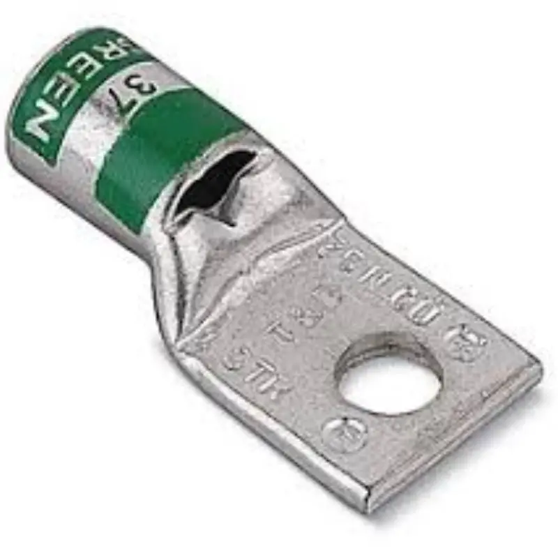 54148 - Ground Lug 1Awg Stud 3/8In Green 37 Straight 1
