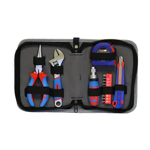 96016 - Tool Kit 16Pc/Set Plier Wrench T/Measure Knife S/Driver 1