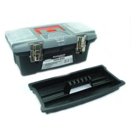 187014 - Tool Box Plastic Empty 14In Blk 1