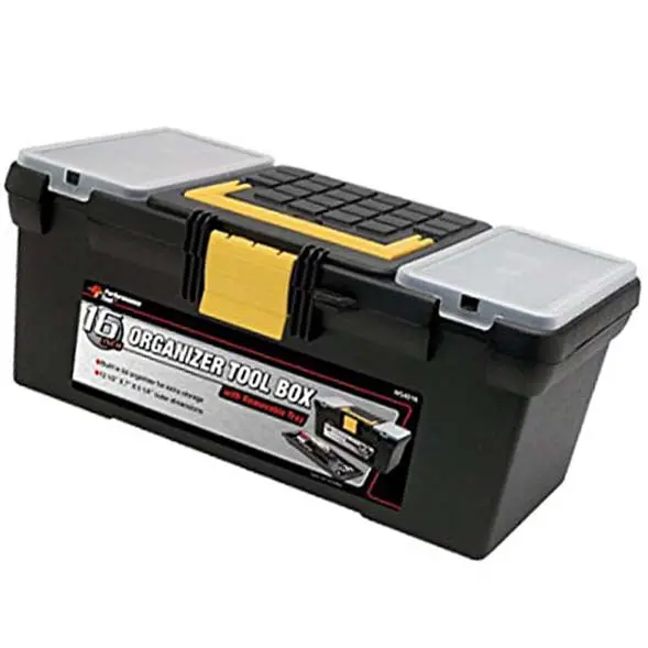 W54019 - Tool Case Empty 19X10x10 Inch Blk With Removable Trays 1