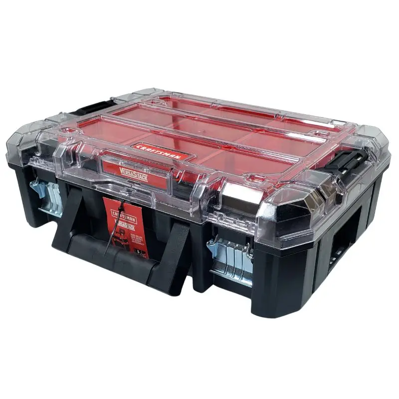 Cmst17805 - Tool Case 18X14x6 7-Section Clear Lid Side Latches 2