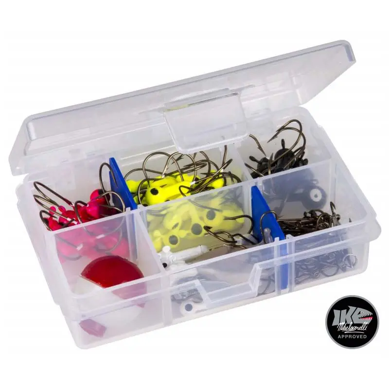 1002 - Component Box 4.6X3.4X1.25In Clear 6 Compartments 1