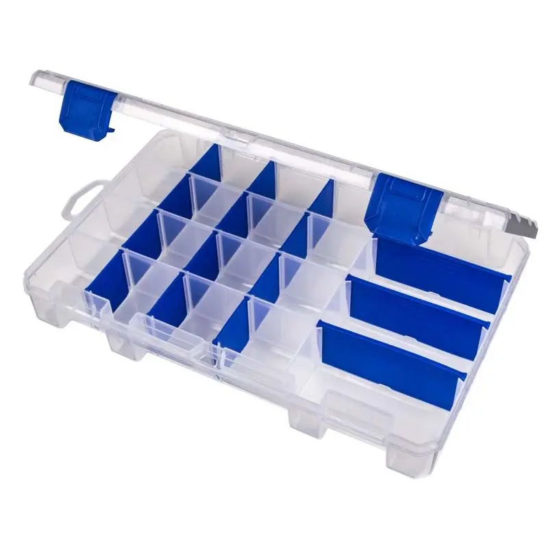 4004 - Component Box 11X7.25X1.75In Clear 20 Compartments 1