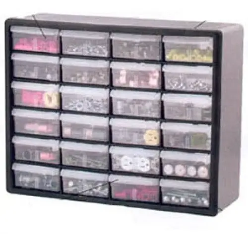 10124 - Storage Cabinet 24 Drawers Plast 20X15.81X6.37Inch 1