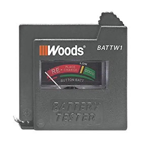 Battw1 - Battery Tester For Aa/Aaa/C/D/9V 1.5V Button Cell 1