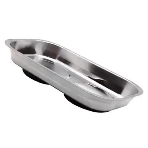 Hput3 - Magnetic Tray Steel Finish Rubber On Bottom Surface 1
