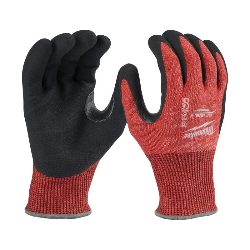 48-22-8948B - Gloves Nitrile Dipped Xtra Large Level4 Cut Resistant Red 1