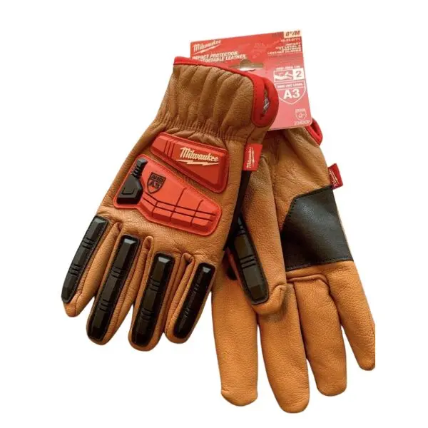 48-22-8772 - Gloves Leather Large Impact Protection Cut Level 3 1
