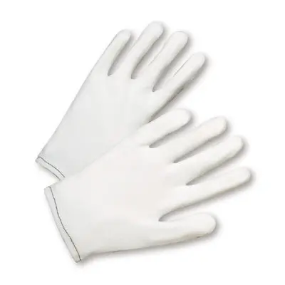 46I-404M - Gloves Nylon Medium Wht Lint Free 70D (12 Pcs/Pkg) 1