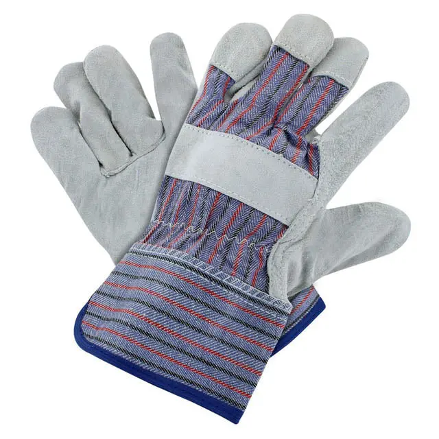 Wgar-17 - Gloves Split Leather Large Work Gloves 1