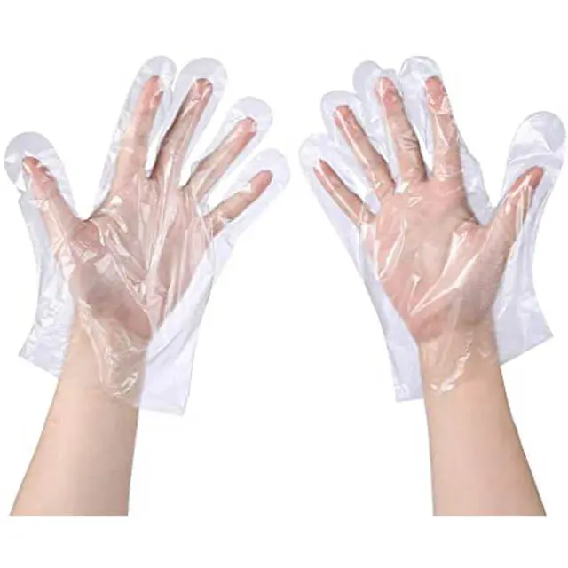 Ka-36096A - Gloves Plastic Disposable Large  (100 Pcs/Pkg) 1