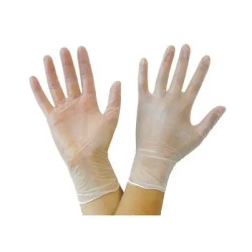 46I-525Gpf-Large - Gloves Vinyl Large Clear Powder Free Single Use Only (100 Pcs/Pkg) 1