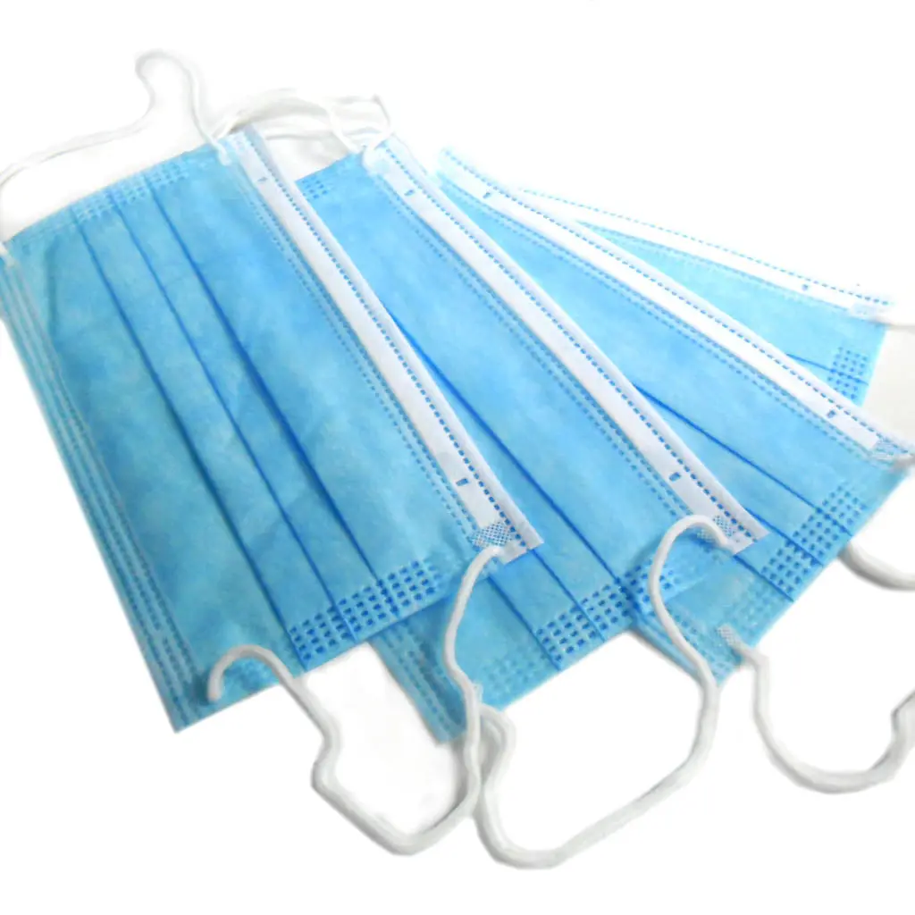 Tzsj-410E-5 - Face Mask Disposable W/Ear Loop  (5 Pcs/Pkg) 1