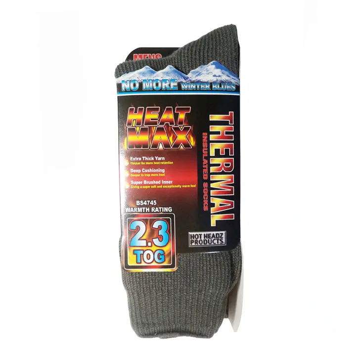 W-Tis-200-Gr - Socks Thermal Insulated Large Grey 1