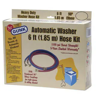 2156Rb - Hose Kit Rubber 5/8 Inch 6Ft Red Blue 1100 Psi Burst Strength 1