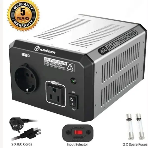 Ult850 - Txfr Stepup/Down 110/220 850W 1 Us/1 Euro Output 1