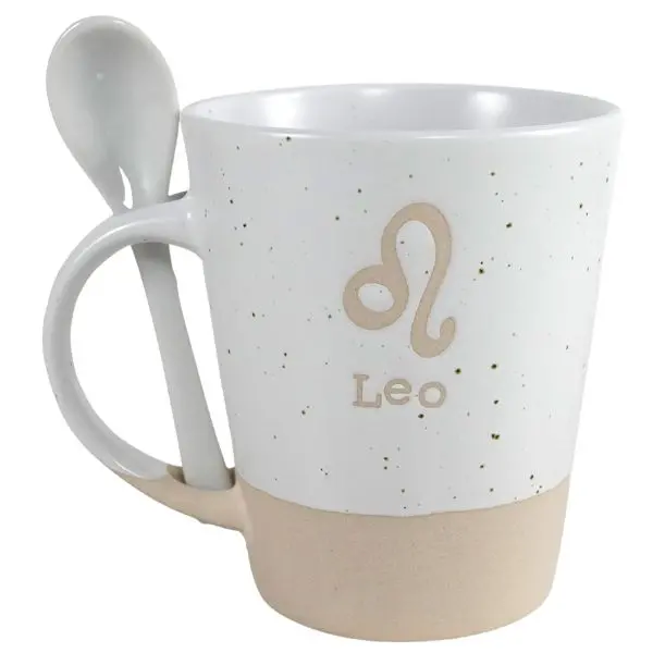 V24-235 - Leo Zodiac Mug W/Spoon 1