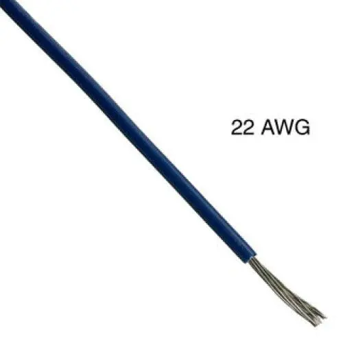 T1011-21-07 - Wire Stranded 22Awg 1000Ft Blue Tc Pvc Ft1 300V 105C 1