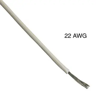 11047-22-1-0500-002-1-Ts - Wire Stranded 22Awg 500Ft White Tc Pvc 600V 105C 1