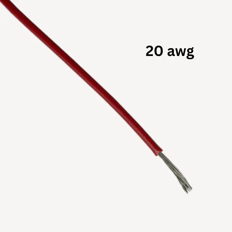 Wires-820012 - Wire Stranded 20Awg 40Ft Red 1