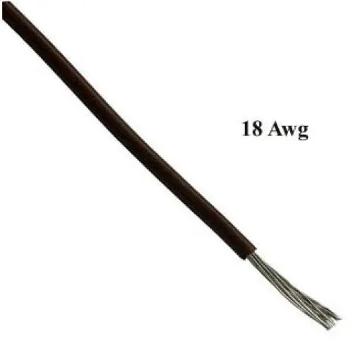 R45-19255-18-Bn - Wire Stranded 18Awg 5000Ft Brown Tc 300V 125C  For Indoor Use 1
