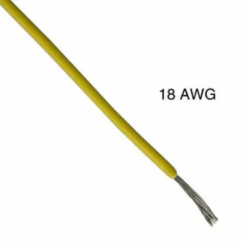 R45-19255-18-Y - Wire Stranded 18Awg 5000Ft Yello Tc 300V 125C  For Indoor Use 1