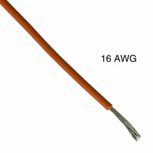 T1018-21-04 - Wire Stranded 16Awg 100Ft Orange Tc Pvc Ft1 300V 105C 1