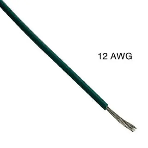 T0818-21-06 - Wire Stranded 12Awg 100Ft Green Tc Pvc Ft1 600V 15C 1