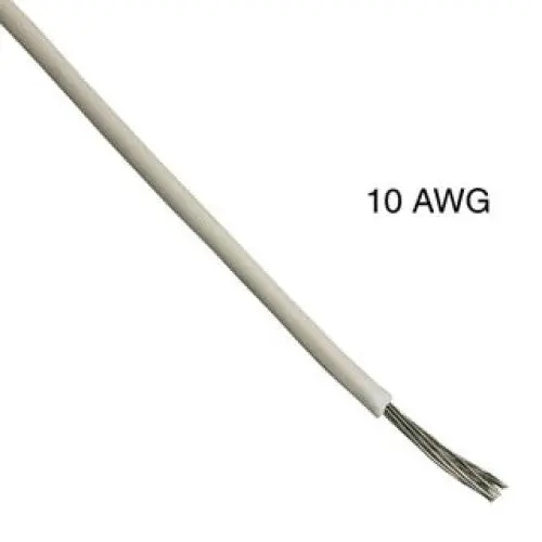 Wad-2825 - Wire Stranded 10Awg 100Ft Grey Tew Pvc Ft1 600V 105C 1
