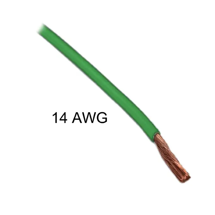 50143 - Wire Automotive 14Awg 6M Grn 12V Stranded 1
